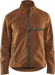 Blaklader 48562525 Two Fisted Storm Fleece Jacket, Brown