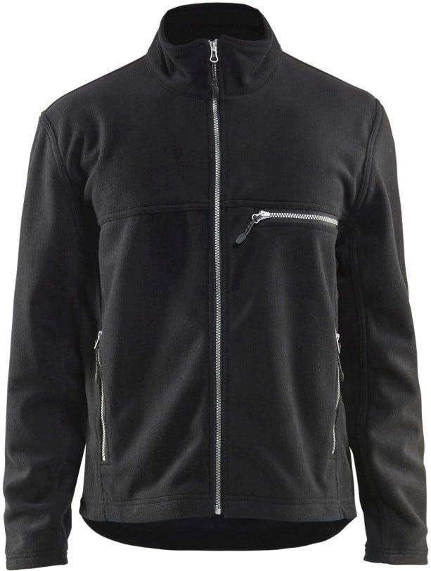Blaklader 48562525 Two Fisted Storm Fleece Jacket, Black