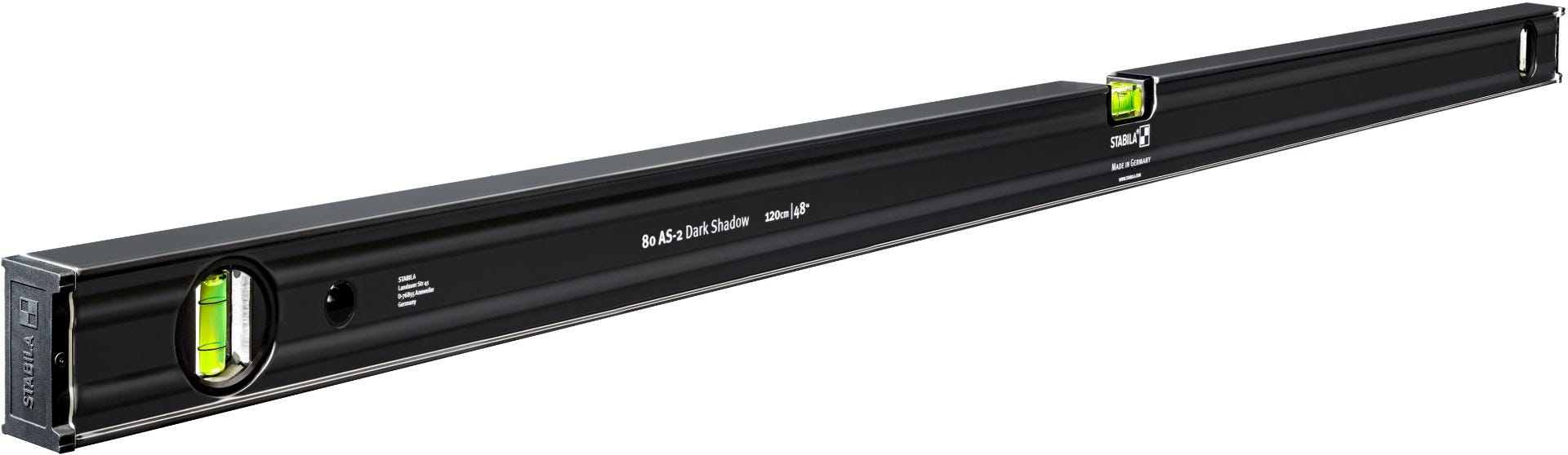 Stabila 29300 2-Piece Dark Shadow Type 80AS-2 24 in. / 48 in. Level Set