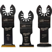 Milwaukee 49-10-9001 Open-Lok All Purpose Multi-Tool Blade, Variety Pack, 3-Pieces