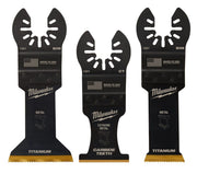 Milwaukee 49-10-9006 Open-Lok Metal Cutting Multi-Tool Blade, Variety Pack, 3-Pieces