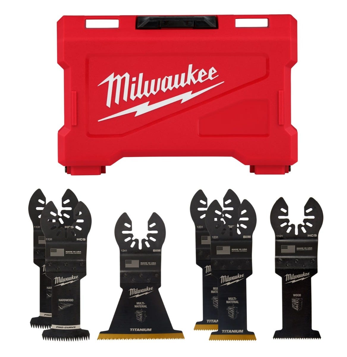 Milwaukee 2526-20 M12 FUEL Brushless Oscillating Multi-Tool w/ 6-Piece Open-Lok Multi-Tool Blades