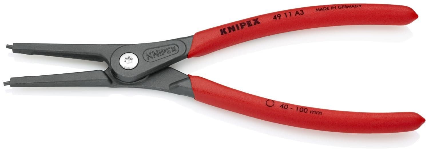 Knipex 49 11 A3 External Precision Snap Ring Pliers