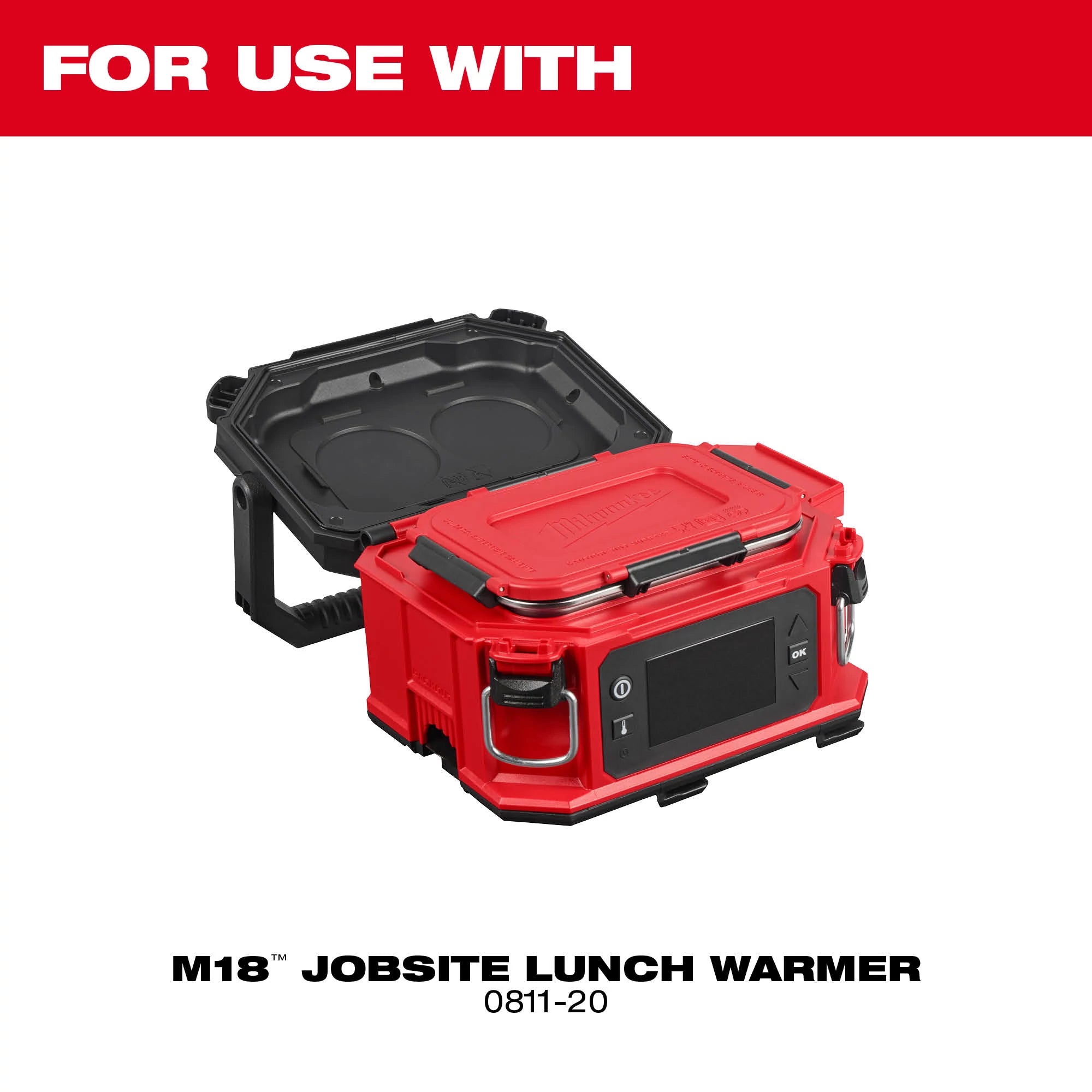 Milwaukee Stainless Steel Containers for M18 Jobsite Lunch Warmer, 3-Pack (49-16-0203)