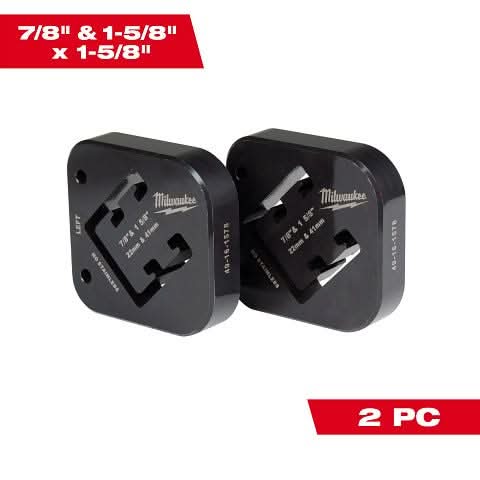 Milwaukee 49-16-1578 7/8" & 1-5/8" x 1-5/8" Combination Strut Shearing Dies