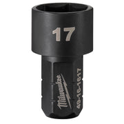 Milwaukee 49-16-1617 INSIDER Box Ratchet Socket 6 Point 17mm