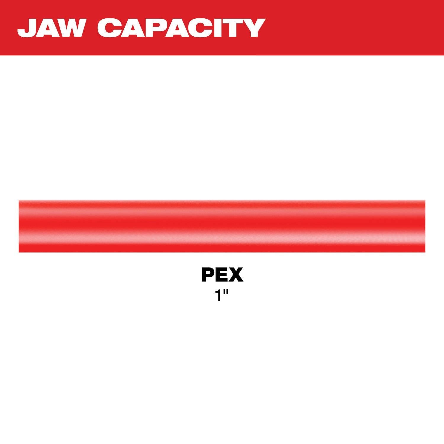 Milwaukee 49-16-2454C 1" PEX Crimp (F1807 & F2159) Jaw for M12 FORCE LOGIC Press Tool