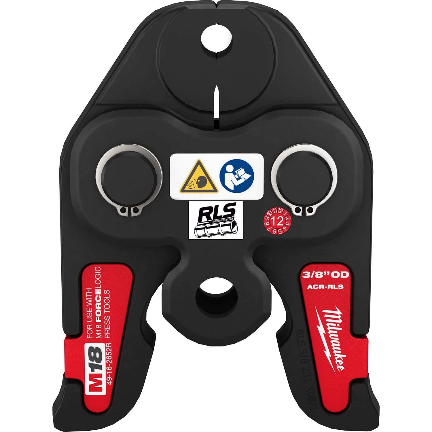 Milwaukee 49-16-2652R 3/8" RLS ACR Press Jaw for M18 FORCE LOGIC Press Tools