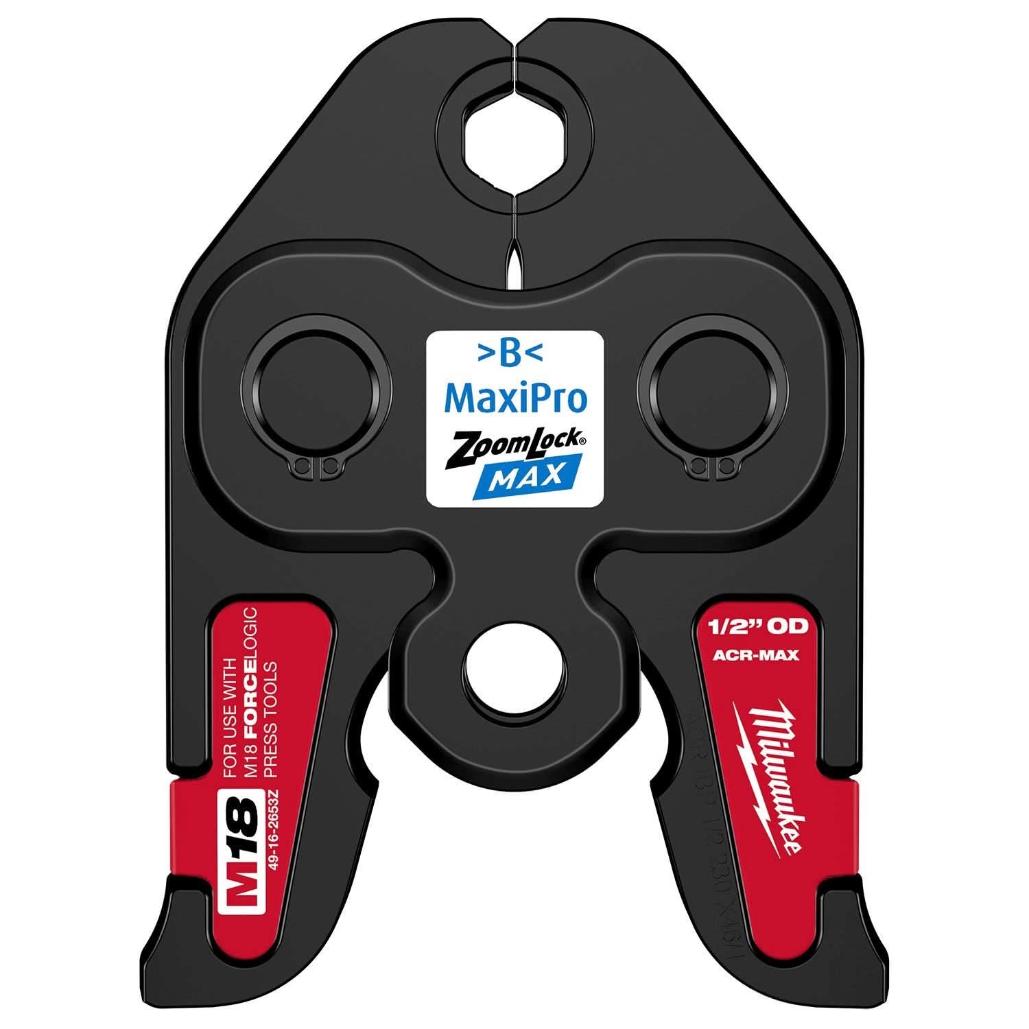 Milwaukee 49-16-2653Z 1/2" ZoomLock MAX Press Jaw for M18 FORCE LOGIC Press Tools