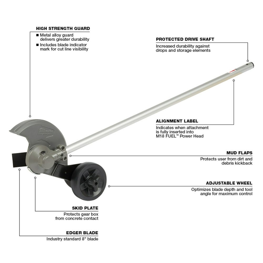 Milwaukee 49-16-2718 M18 FUEL QUIK-LOK Edger Attachment