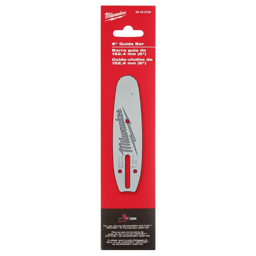 Milwaukee 49-16-2733 6-Inch Hatchet Pruning Saw Guide Bar