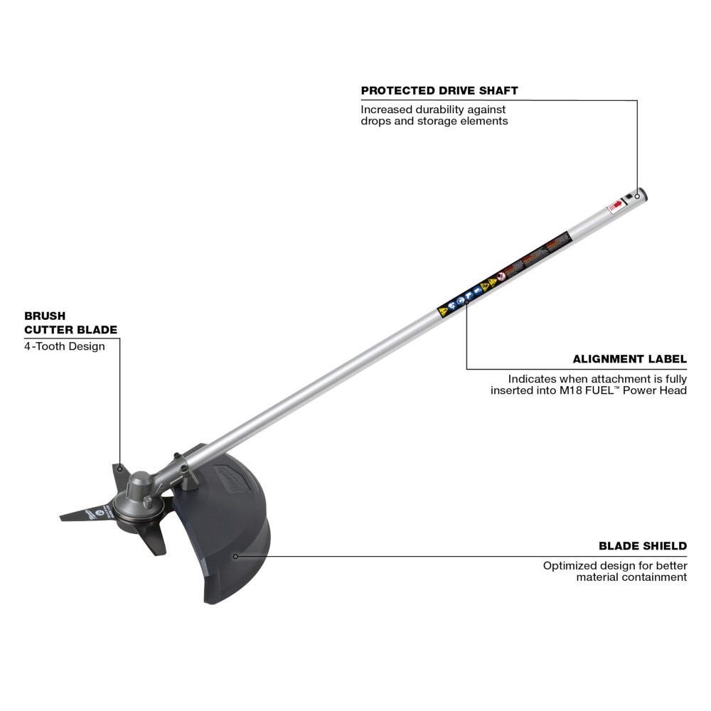Milwaukee 49-16-2738 QUIK-LOK Brush Cutter Attachment