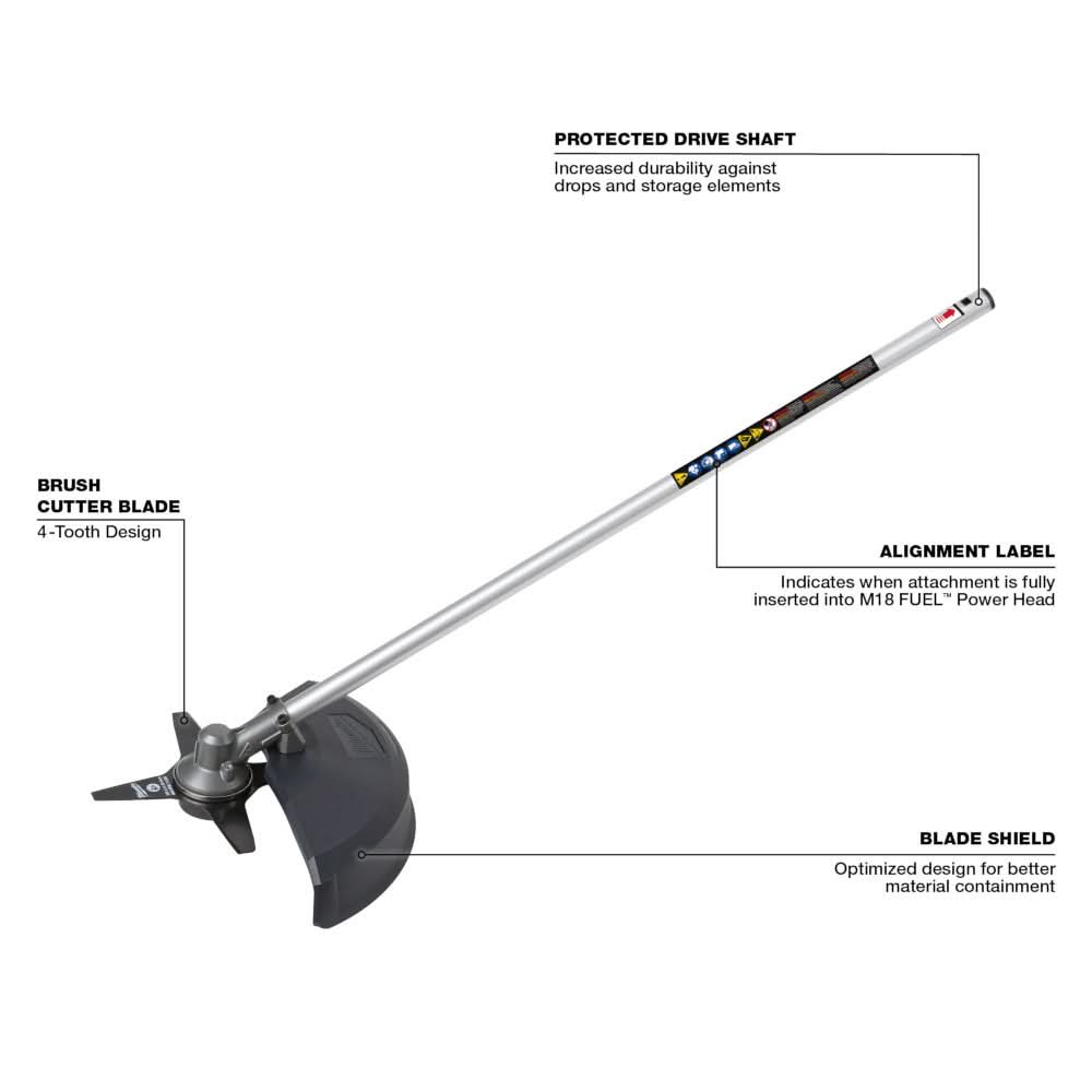 Milwaukee PROMO 49-16-2738 QUIK-LOK Brush Cutter Attachment (PROMO)