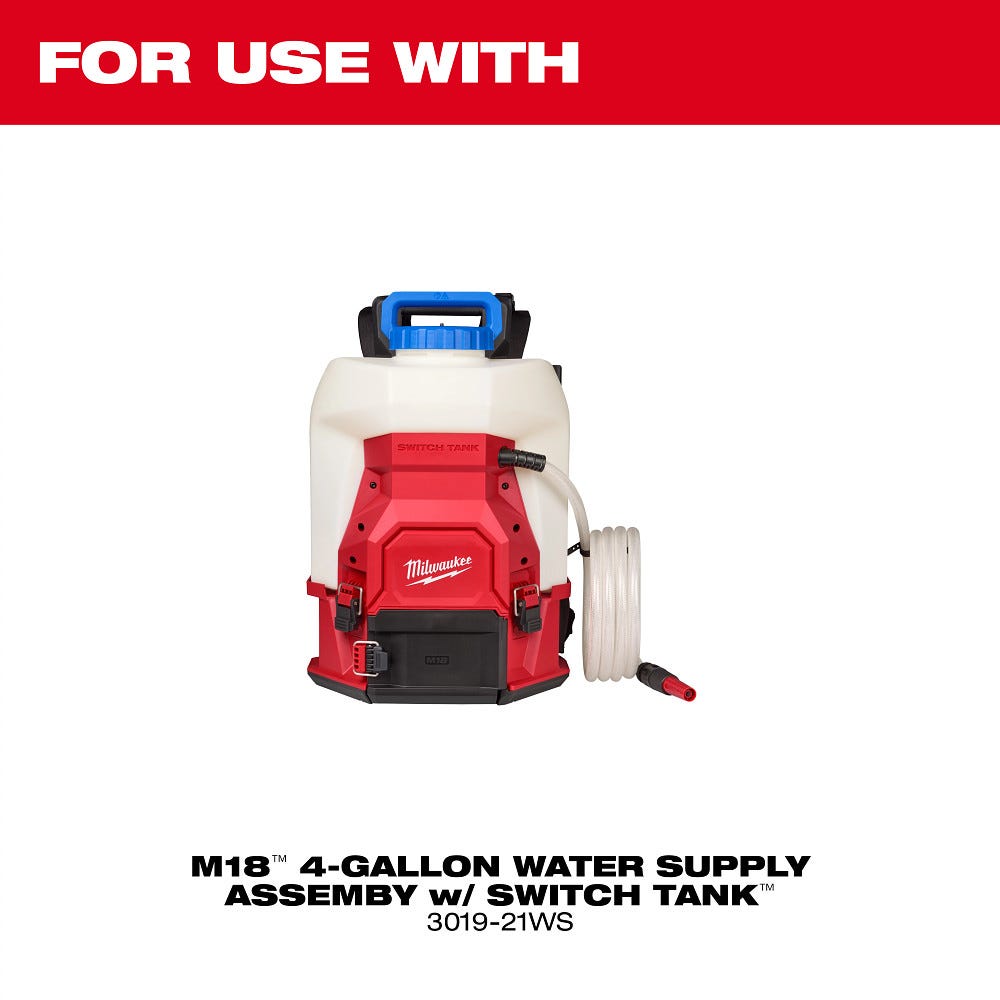 Milwaukee 49-16-2805 Water Supply 10' Hose Assembly w/ Quick-Connect
