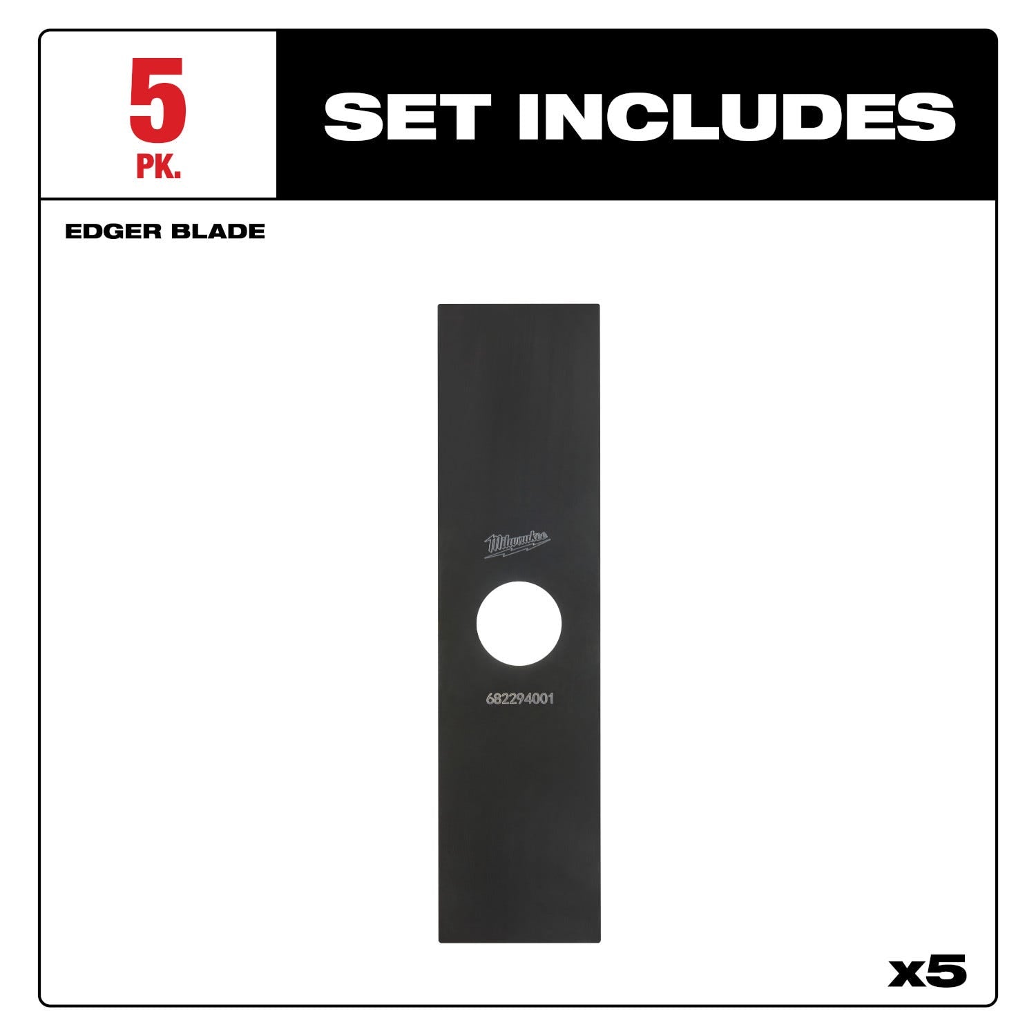 Milwaukee 49-16-2815 Edger Blade, 8 in. (5-Pack)