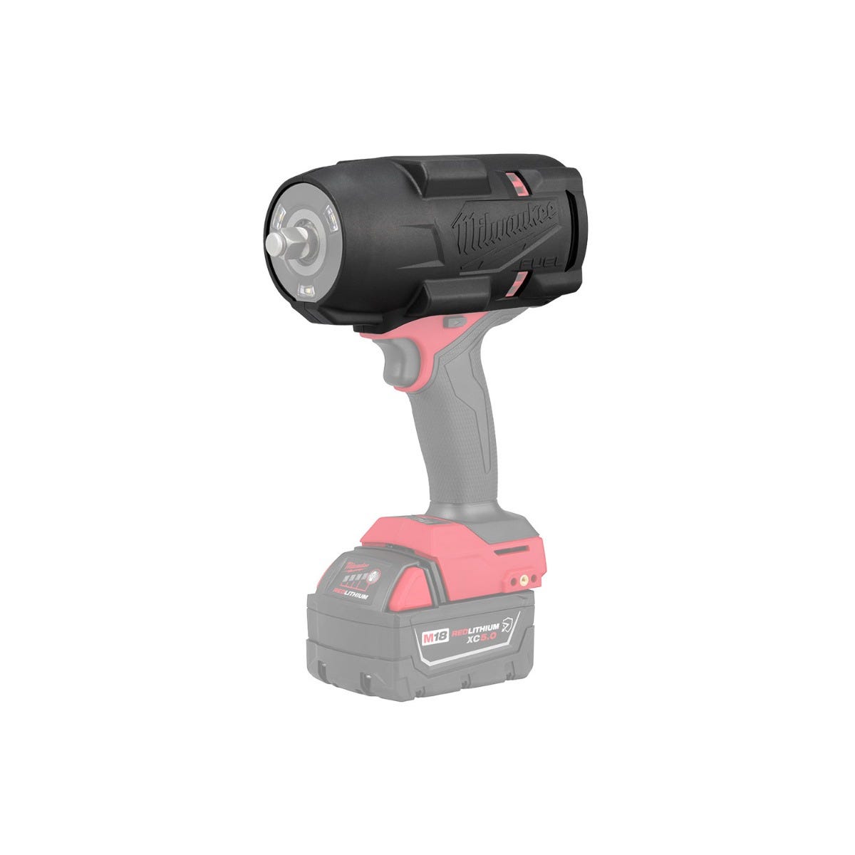 Milwaukee 49-16-2967 M18 FUEL 1/2" High Torque Impact Wrench w/ Friction Ring Protective Boot