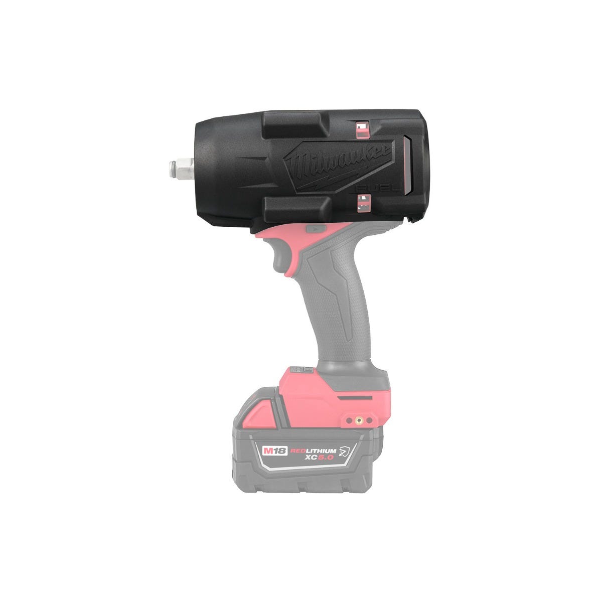 Milwaukee 49-16-2967 M18 FUEL 1/2" High Torque Impact Wrench w/ Friction Ring Protective Boot