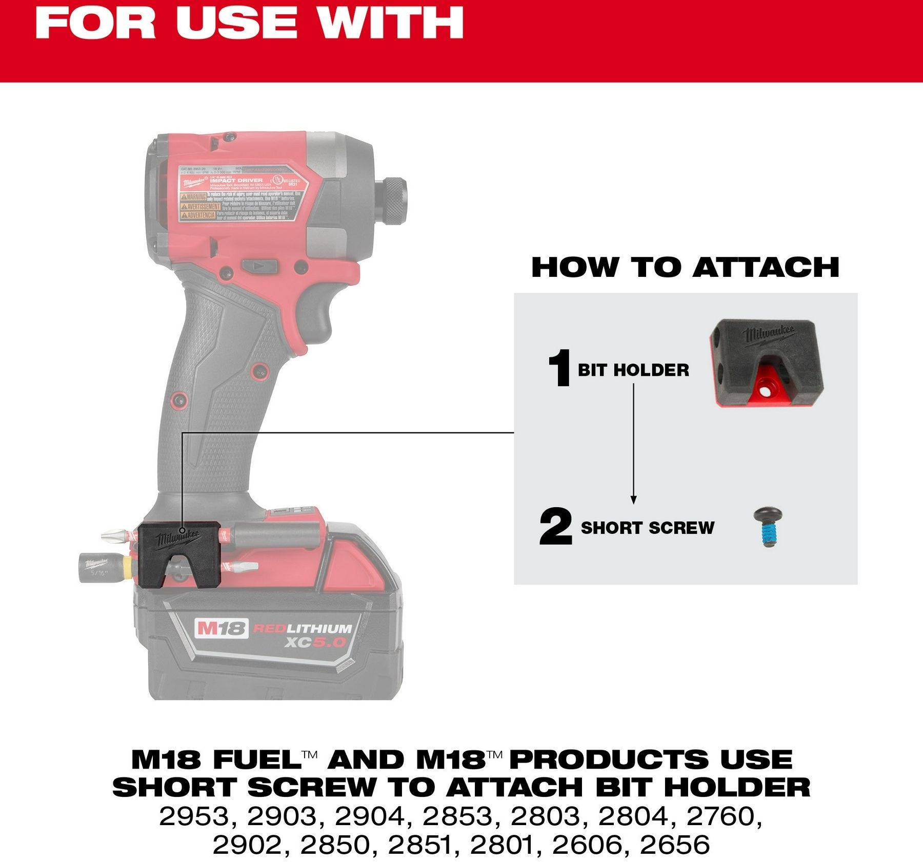 Milwaukee 49-16-3697 Drill & Impact Driver Bit Holder