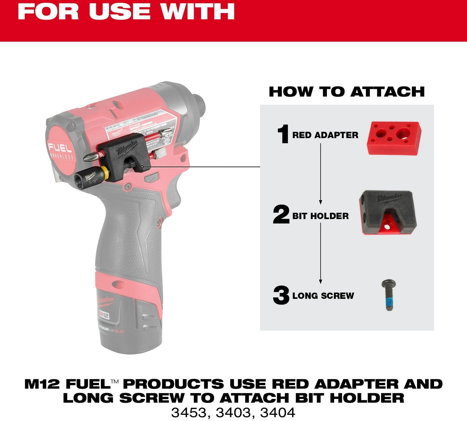 Milwaukee 49-16-3697 Drill & Impact Driver Bit Holder