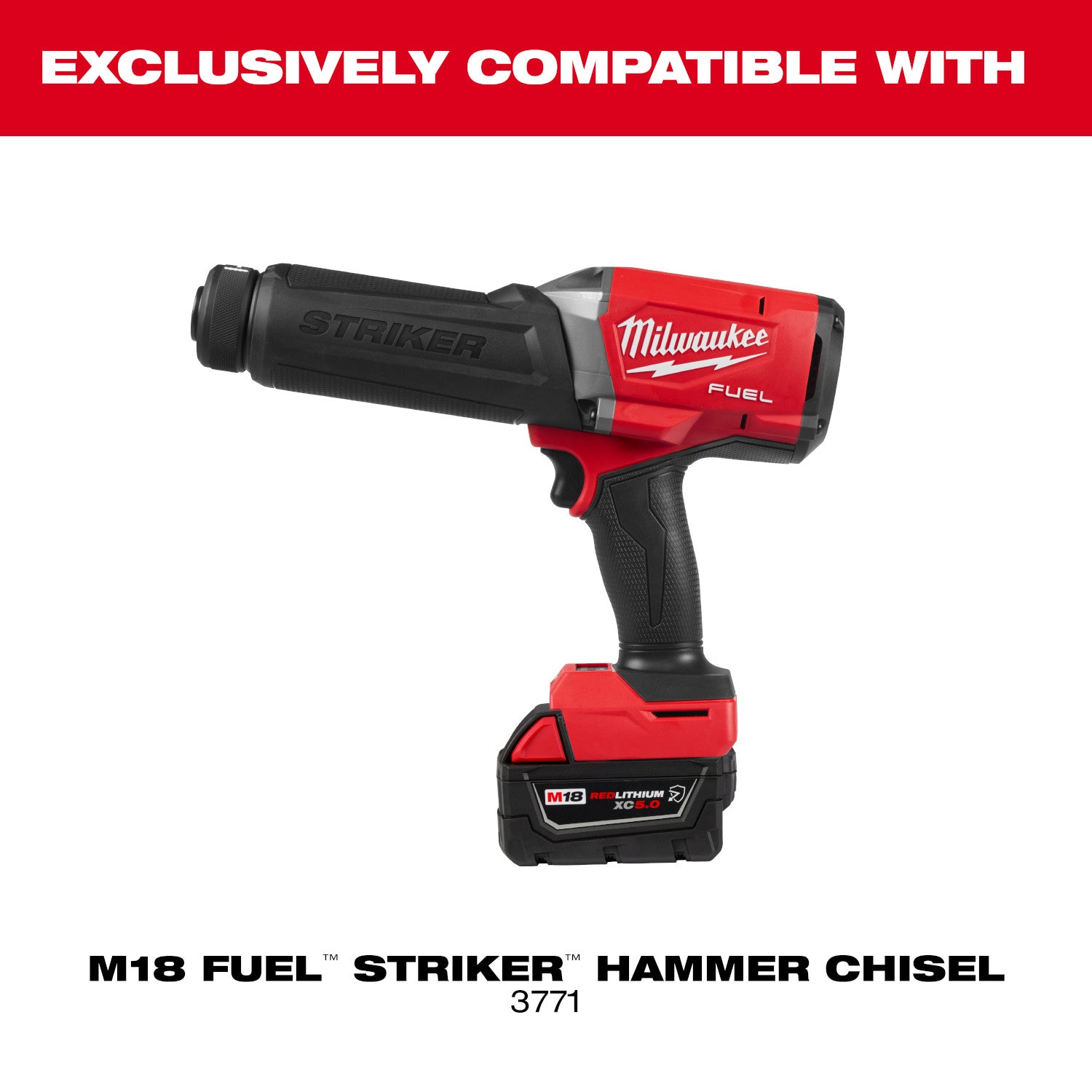Milwaukee M18 FUEL STRIKER Hammer Chisel Protective Boot (49-16-3772)