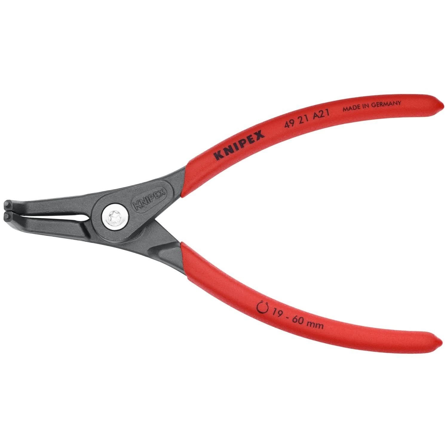 Knipex 49 21 A21 External 90&deg; Angled Precision Snap Ring Pliers