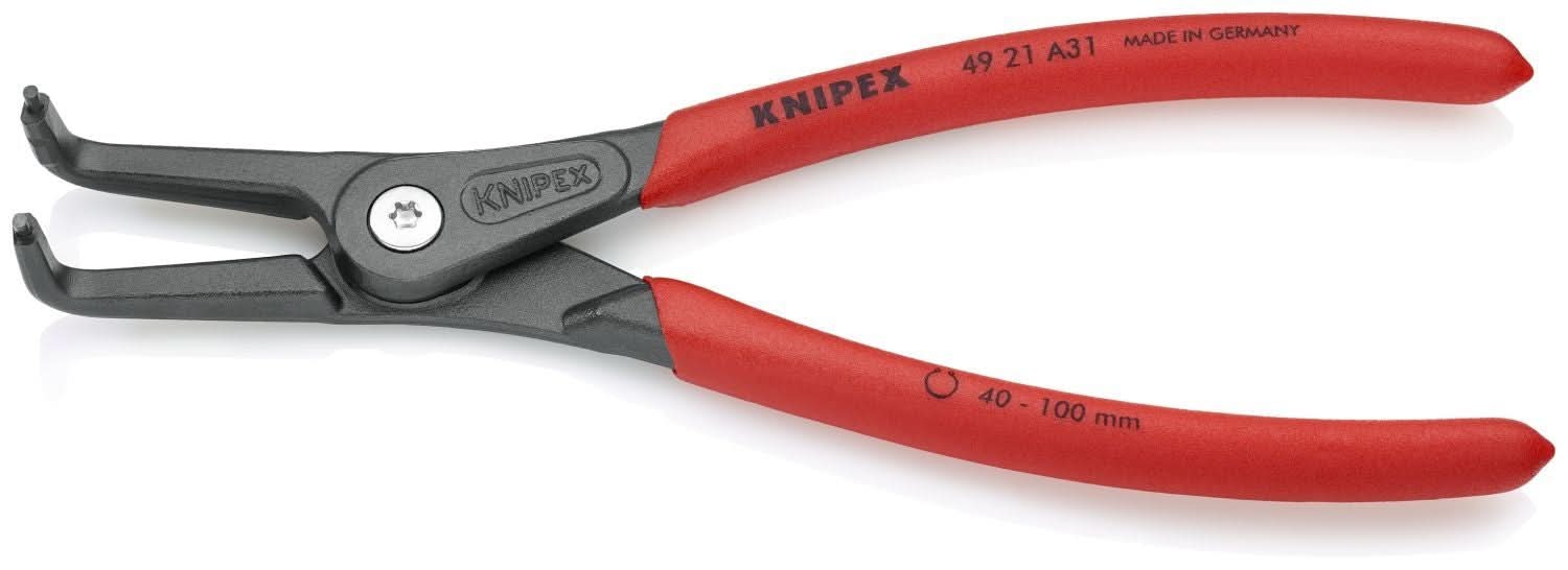 Knipex 49 21 A31 External 90&deg; Angled Precision Snap Ring Pliers