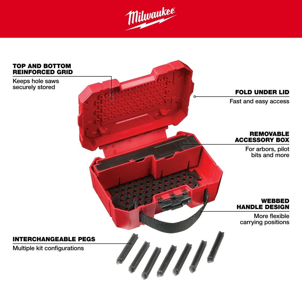 Milwaukee 49-22-4029 HOLE DOZER Bi-Metal Hole Saw Kit, 17-Piece Set