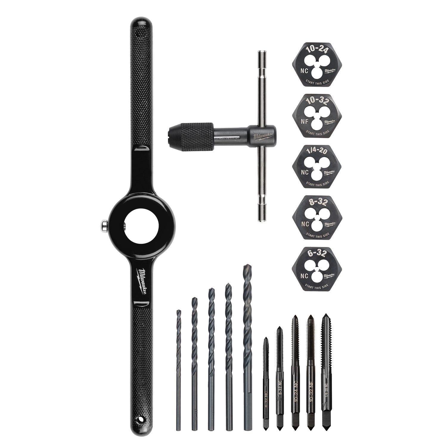 Milwaukee 49-22-5600 17PC SAE Tap and Die Set – Tool Nut