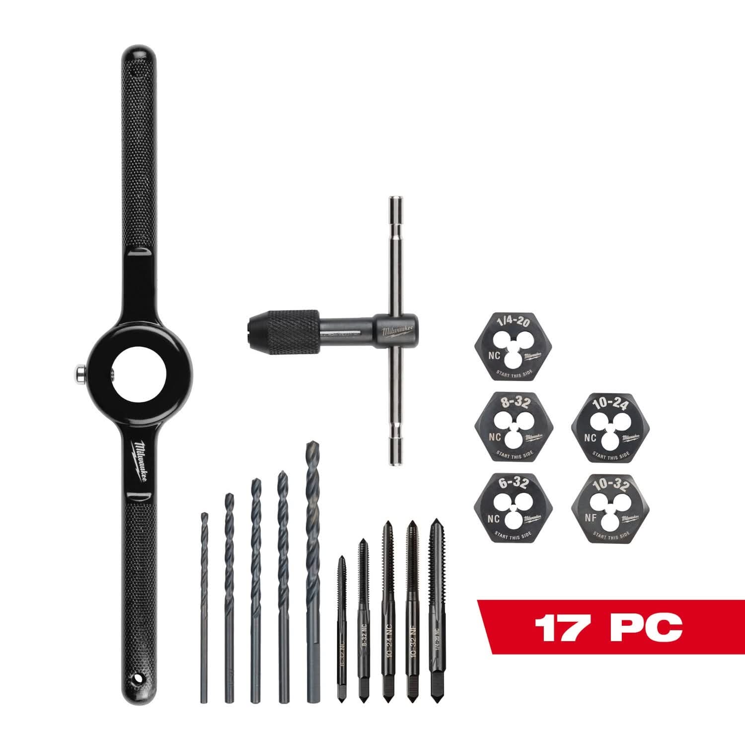Milwaukee 49-22-5600 17PC SAE Tap and Die Set – Tool Nut