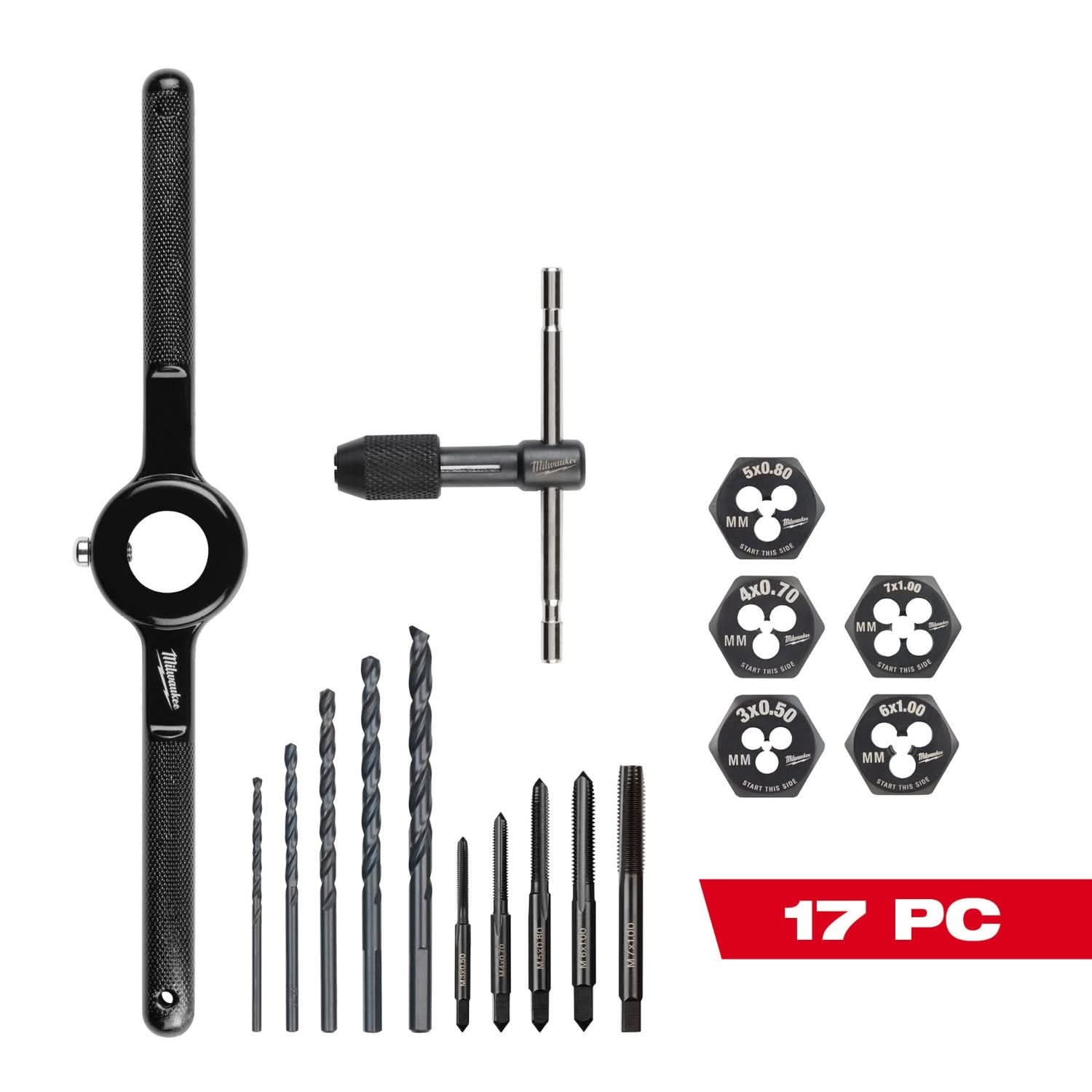 Milwaukee 49-22-5601 17PC Metric Tap and Die Set – Tool Nut