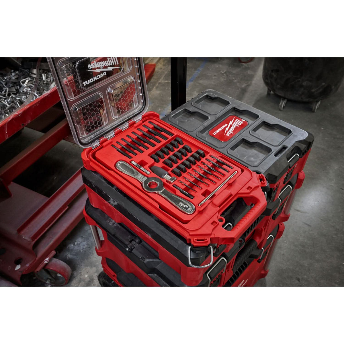 Milwaukee 49-22-5604 38PC SAE Tap & Die PACKOUT Set w/ Hex-LOK 2 