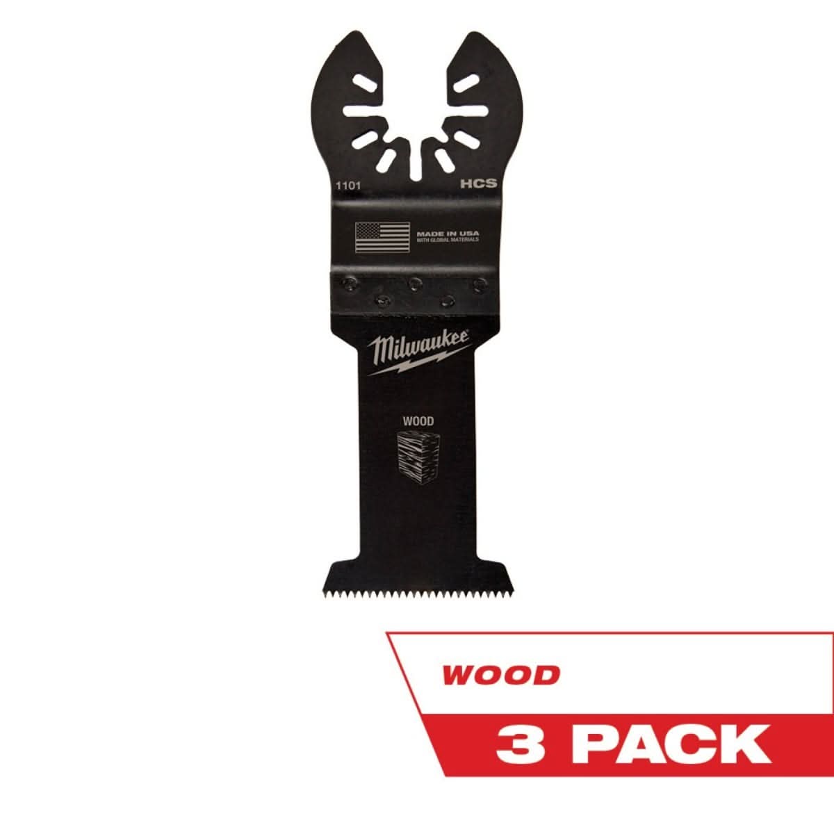 Milwaukee 49-25-1103 Open-Lok 1-3/8-Inch Hcs Wood Blade, 3-Pack