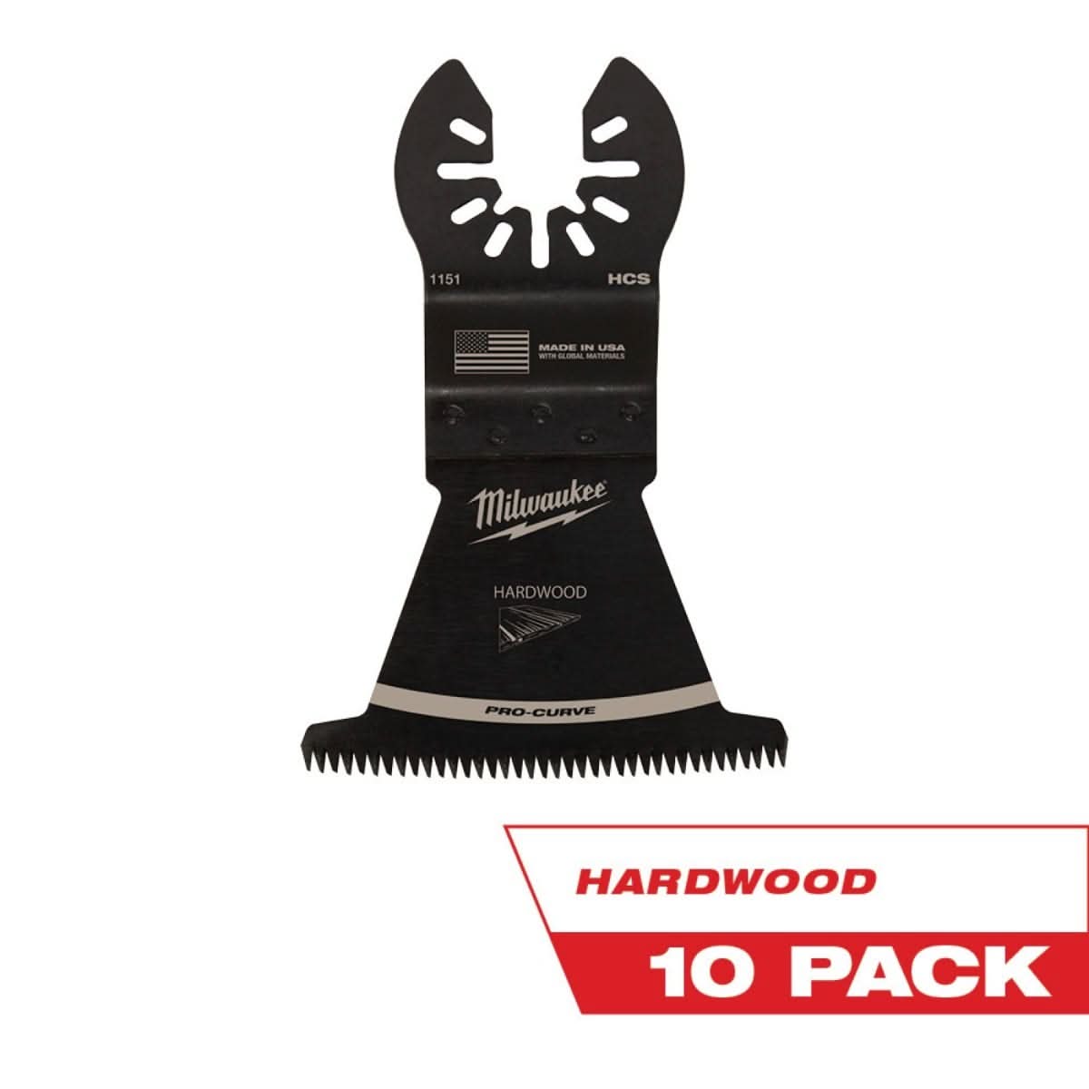 Milwaukee 49-25-1159 Open-Lok 2-1/2-Inch Hcs Japanese Tooth Pro-Curve Hardwood Blade, 10-Pack