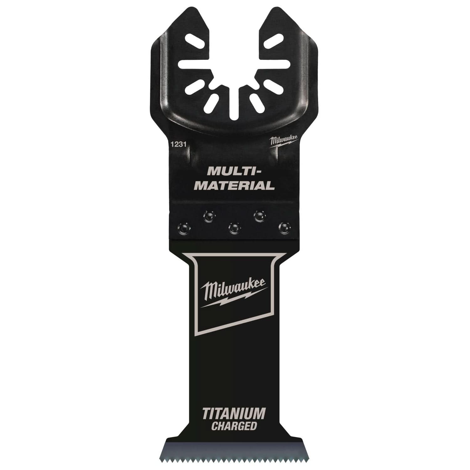 Milwaukee 49-25-1238 MILWAUKEE OPEN-LOK 1-3/8" TITANIUM CHARGED Bi-Metal Multi-Material Multi-Tool Blades 25PK