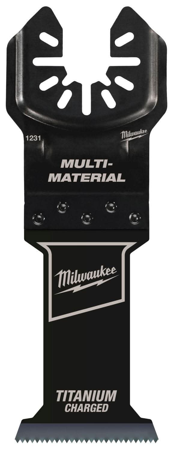 Milwaukee 49-25-1238 MILWAUKEE OPEN-LOK 1-3/8" TITANIUM CHARGED Bi-Metal Multi-Material Multi-Tool Blades 25PK