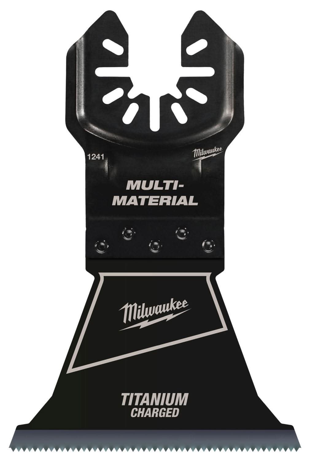 Milwaukee 49-25-1248 MILWAUKEE OPEN-LOK 2-1/2" TITANIUM CHARGED Bi-Metal Multi-Material Multi-Tool Blades 25PK