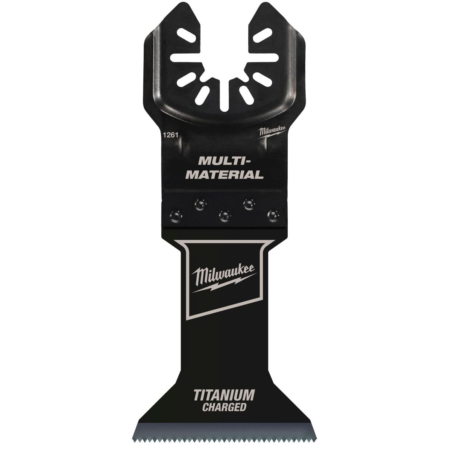 Milwaukee 49-25-1268 MILWAUKEE OPEN-LOK 1-3/4" TITANIUM CHARGED Bi-Metal Multi-Material Multi-Tool Blades 25PK