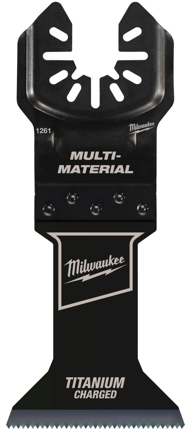 Milwaukee 49-25-1268 MILWAUKEE OPEN-LOK 1-3/4" TITANIUM CHARGED Bi-Metal Multi-Material Multi-Tool Blades 25PK