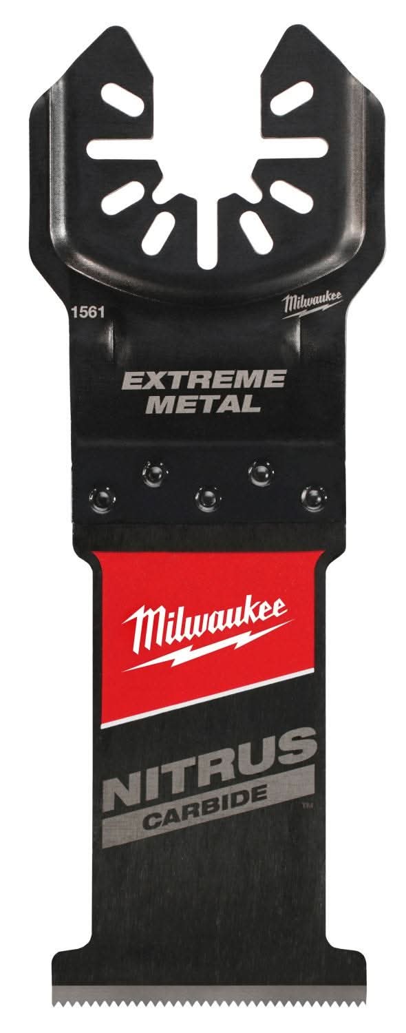 Milwaukee 49-25-1569 NITRUS CARBIDE Extreme Metal Universal Fit OPEN-LOK Multi-Tool Blade 10PK
