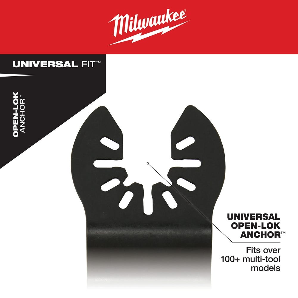 Milwaukee 49-25-2272 Milwaukee Universal Fit OPEN-LOK Diamond MAX Diamond Grit Grout Removal Multi-Tool Blade 1 PK