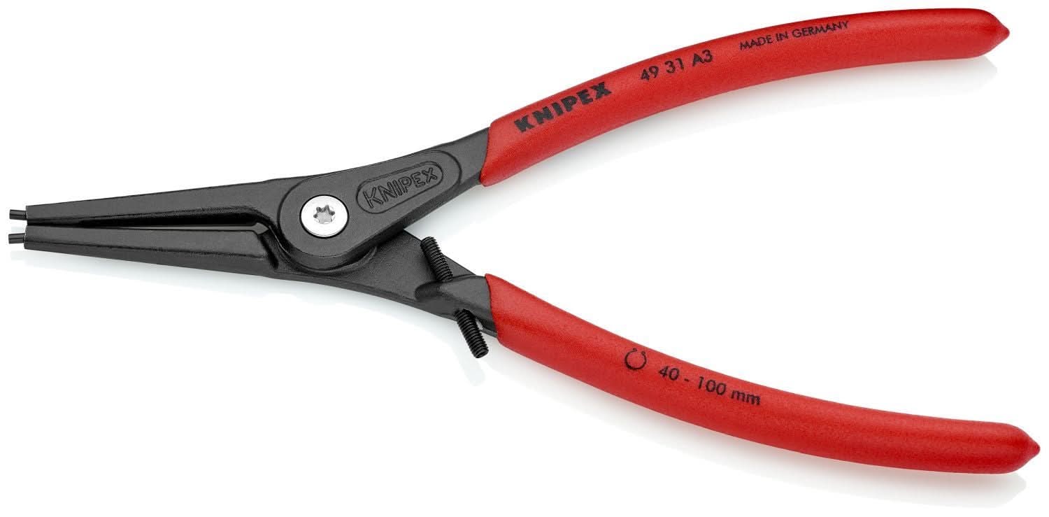 Knipex 49 31 A3 External Precision Snap Ring Pliers-Limiter