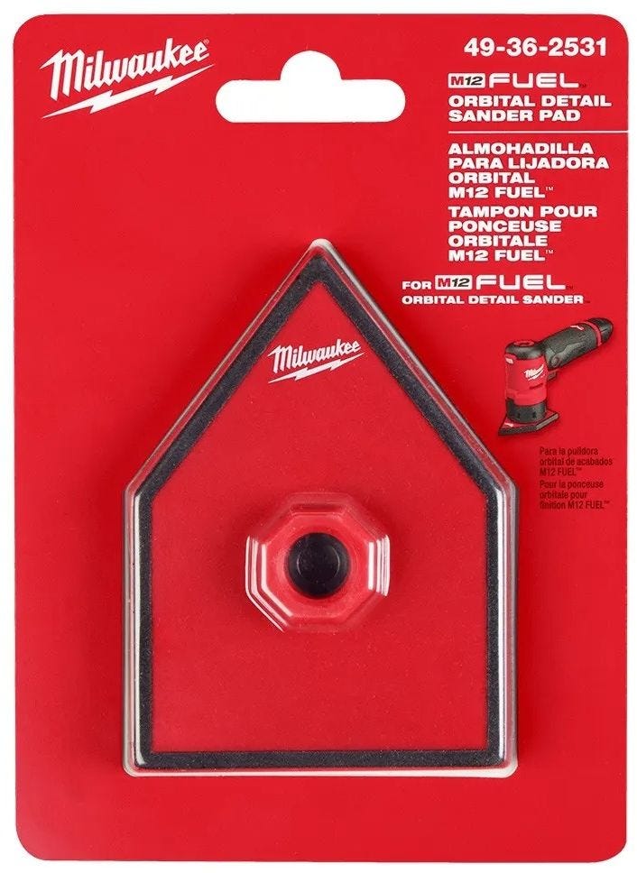 Milwaukee 49-36-2531 M12 Orbital Detail Sander Pad