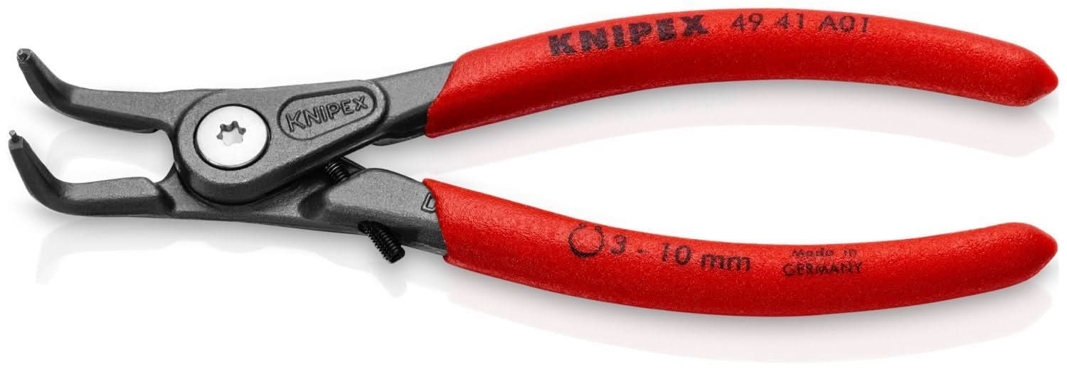 Knipex 49 41 A01 External 90&deg; Angled Precision Snap Ring Pliers-Limiter