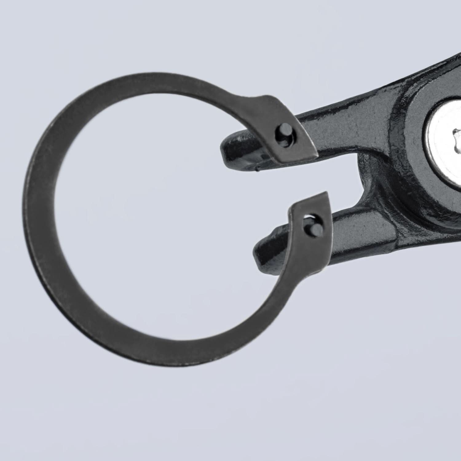 Knipex 49 41 A11 External 90&deg; Angled Precision Snap Ring Pliers-Limiter