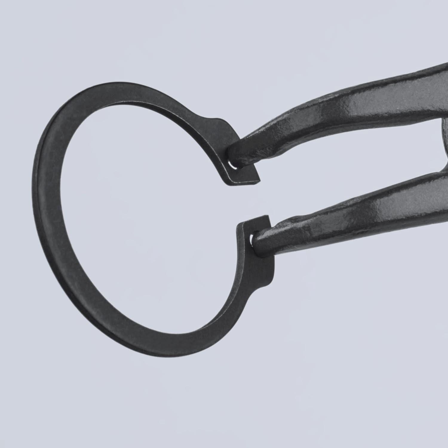 Knipex 49 41 A11 External 90&deg; Angled Precision Snap Ring Pliers-Limiter