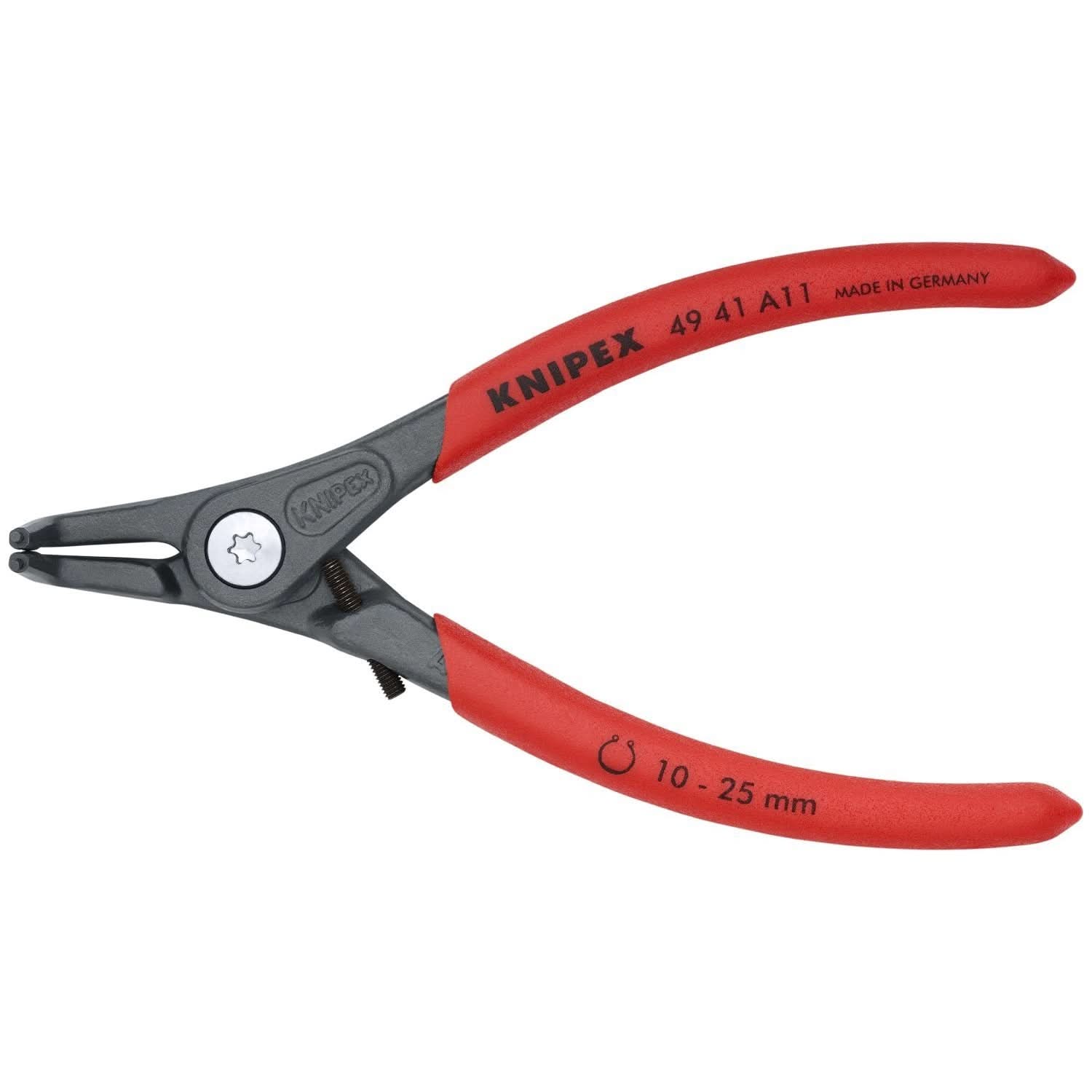 Knipex 49 41 A11 External 90&deg; Angled Precision Snap Ring Pliers-Limiter