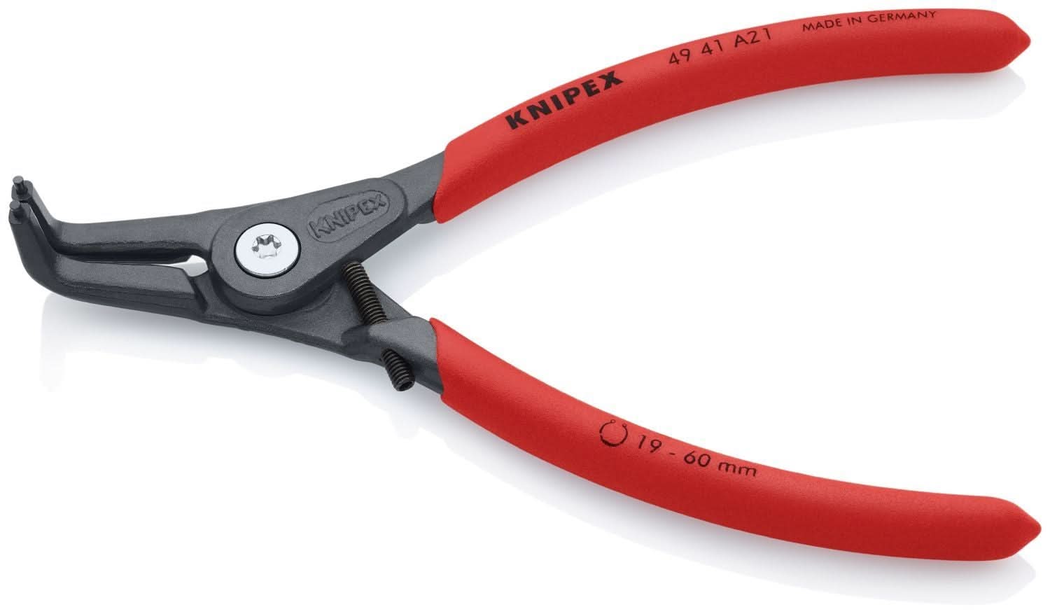 Knipex 49 41 A21 External 90&deg; Angled Precision Snap Ring Pliers-Limiter