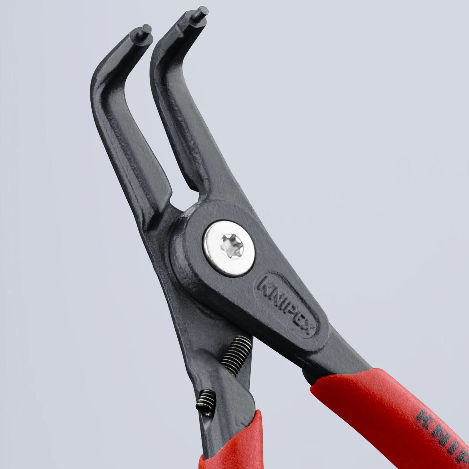 Knipex 49 41 A21 External 90&deg; Angled Precision Snap Ring Pliers-Limiter