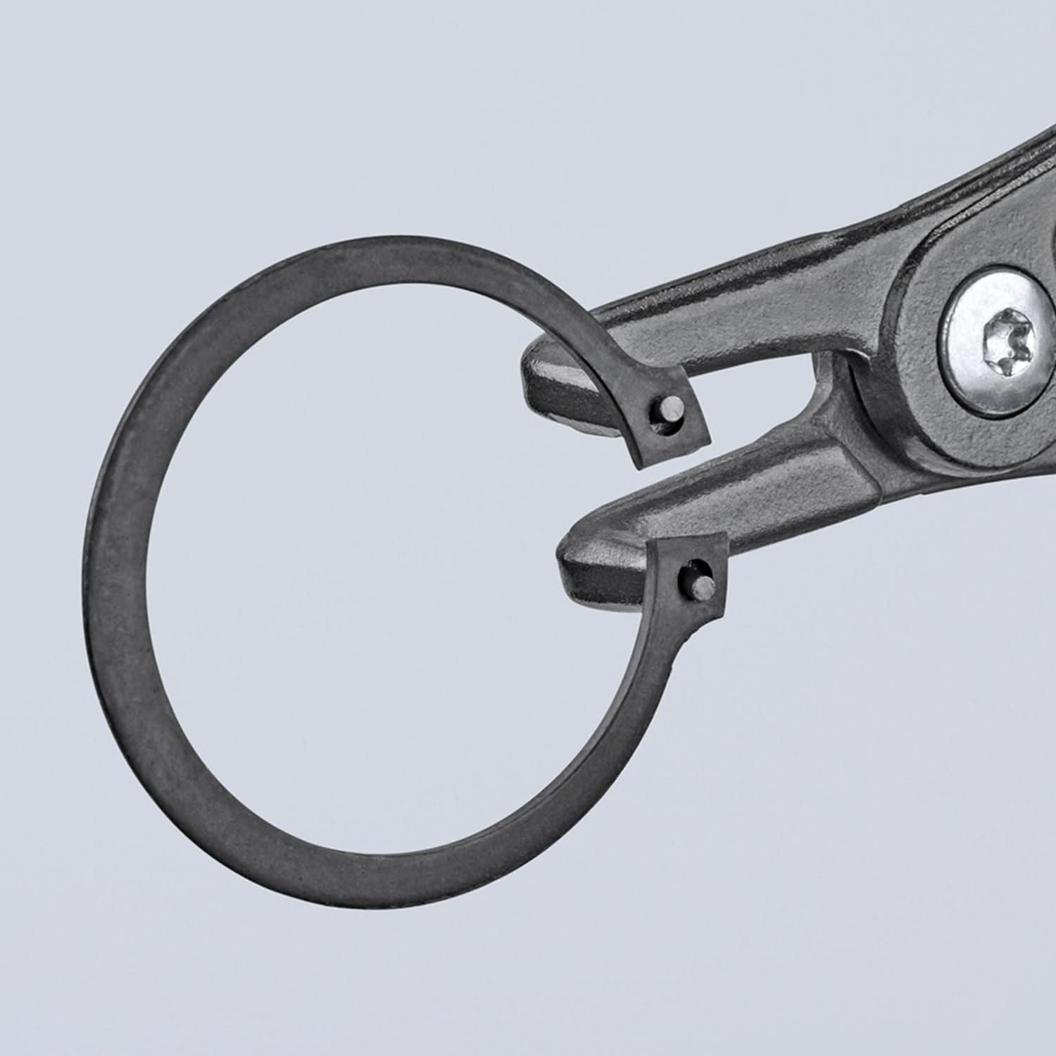 Knipex 49 41 A21 External 90&deg; Angled Precision Snap Ring Pliers-Limiter