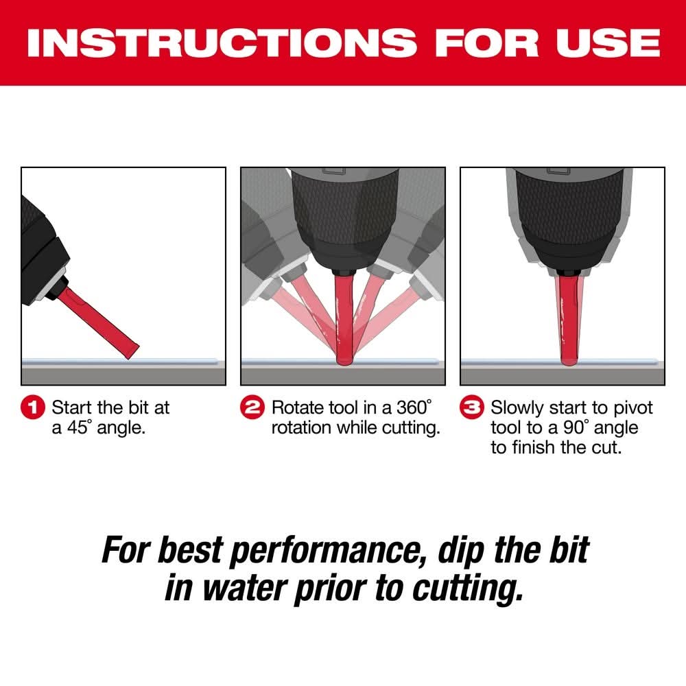 Milwaukee 49-56-0503 3/16" Diamond Hole Saw